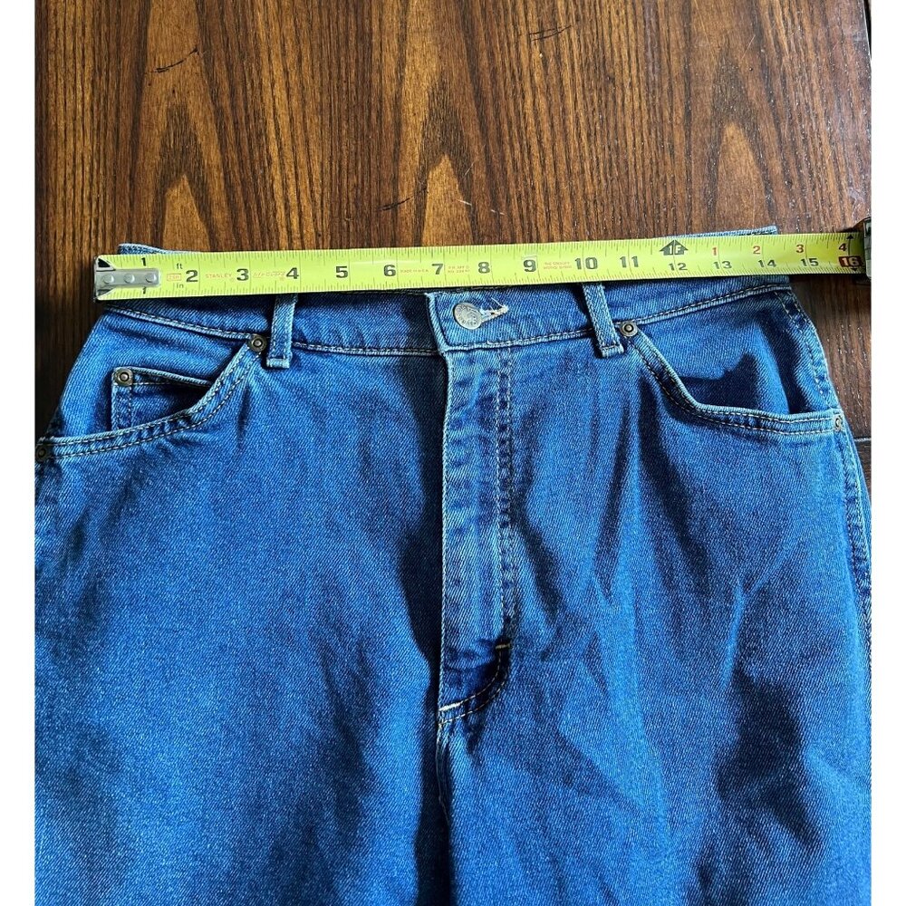 Vintage Lee Riders Super High Rise Jeans Straight Leg Tapered Mom 80s - Picture 5 of 7